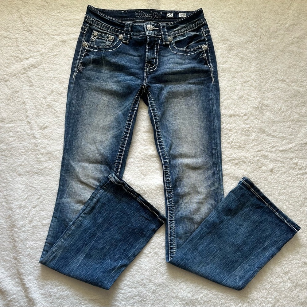 Miss me jeans standard boot size 25 women